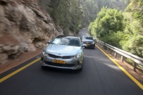 קיה אופטימה הייבריד החדשה בישראל - נהיגה ראשונה